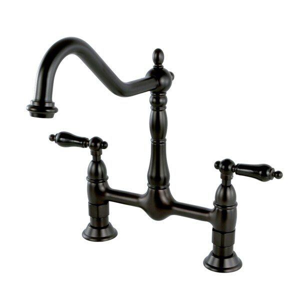 KS1175PKL Duchess Bridge Kitchen Faucet, Oil Rubbed Bronze